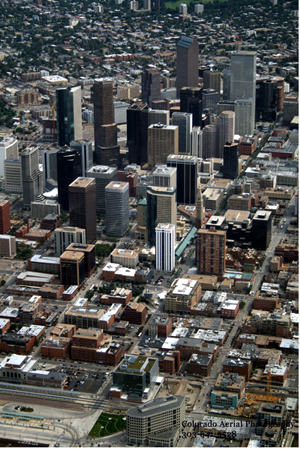 Denver Downtown aerial photo Denver Downtown aerial photo